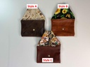 Étui pour serviette sanitaire cuir synthétique - Style au choix