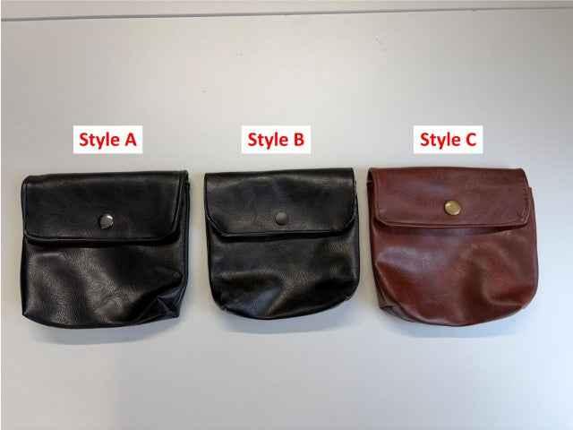 Sacoche de ceinture en cuir synthétique - Style au choix (B)